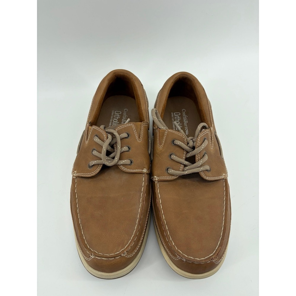 Croft & Barrow, "Traviston"Ortholite Loafer Shoes, Brown Leather, Men's Size 11
